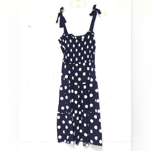 Monteau Los Angeles strap sharing top linen blend dress Size: S - Picture 2 of 5